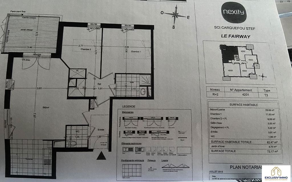 Appartement CARQUEFOU (44470) EXCLUSIV'IMMO' title= 'Appartement CARQUEFOU (44470) EXCLUSIV'IMMO